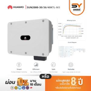 ชุดโซล่าเซลล์ String Inverter ขนาด 60 kW พร้อมติดตั้ง