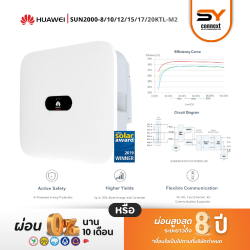 ชุดโซล่าเซลล์ String Inverter ขนาด 15 kW พร้อมติดตั้ง