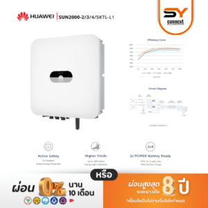 ชุดโซล่าเซลล์ String Inverter 3 kW พร้อมติดตั้ง