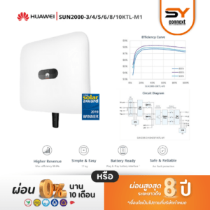 ชุดโซล่าเซลล์ String Inverter ขนาด 10 kW พร้อมติดตั้ง