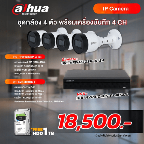 Dahua IP Camera ให้ภาพชัดแม้แสงน้อย