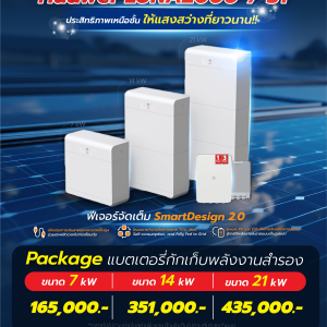Package Huawei แบตเตอรี่ LiFePO4 / รุ่น LUNA2000 7/14/21 - S1